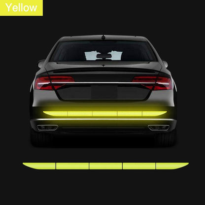 5 buc/set auto reflectorizant reflectorizant autocolant 91 * 4 caroserie portbagaj exterior accesorii auto bandă reflectorizantă reflex avertisment exterior
