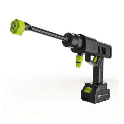 Mașină de spălat auto wireless, uz casnic, pistol cu apă de înaltă presiune, instrument de curățare, reîncărcabilă, baterie litiu de mare putere, impuls puternic