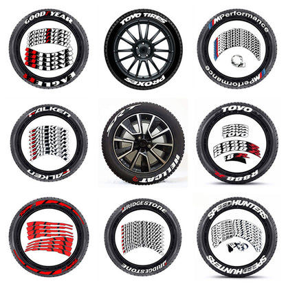 Alegeți litere și numere după bunul plac, autocolante cu litere pentru anvelope, autocolante personalizate reflectorizante stereo 3D DIY