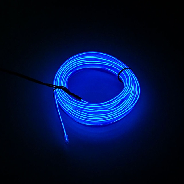 5m car interior accessories atmosphere lamp colorful cold light line with USB DIY Decorative Dash board Console Door LED Light